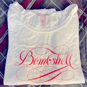 Victoria Secret’s. Size:M. Color:white with pink writing